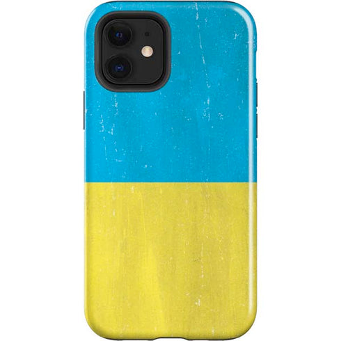 Ukraine Flag Distressed iPhone 12 Impact Case